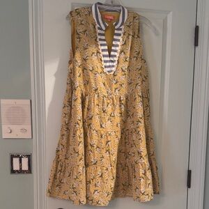 Yellow and Blue Dress. THML